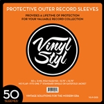 VNST72261 Vinyl Styl 12.75x12.75 Outer Sleeves 50ct
