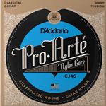 D'Addario EJ46 Pro-Arte Nylon Classical Guitar Strings, Hard Tension