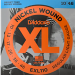 D'Addario EXL110 Nickel Wound Electric Guitar Strings, Regular Light, 10-46