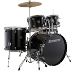 LC17511 Ludwig Accent Black Sparkle W/ Wuhan Cymbals
