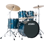 IE52CHLB Tama 5pc Imperialstar Complete, Hairline Blue Wrap