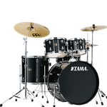 IE52CHBK Tama 5pc Imperialstar Complete, Hairline Black Wrap