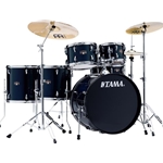 IE62CHBK Tama 6pc Imperialstar Complete, Hairline Black Wrap