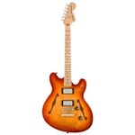 0378452547 Squier Affinity Series Starcaster® Deluxe, Maple Fingerboard, Sienna Sunburst