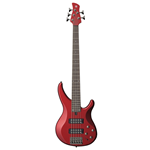 Yamaha TRBX305CAR 5 String Bass, Candy Appple Red