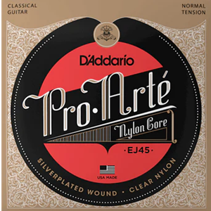 D'Addario EJ45 Pro-Arte Nylon Classical Guitar Strings, Normal Tension