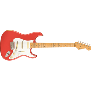 Fender 0149972340 Vintera Road Worn '50s Stratocaster, Maple Fingerboard, Fiesta Red