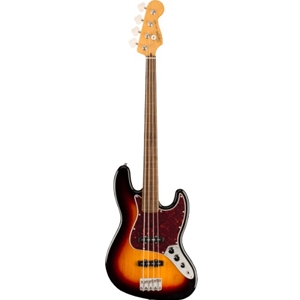 Squier 0374531500 Classic Vibe '60s Jazz Bass Fretless, Laurel Fingerboard, 3-Color Sunburst