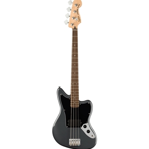 Squier 0378501569 Affinity Series  Jaguar Bass H, Laurel Fingerboard, Black Pickguard, Charcoal Frost Metallic