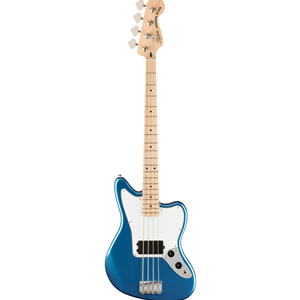 Squier 0378502502 Affinity Series  Jaguar Bass H, Maple Fingerboard, White Pickguard, Lake Placid Blue