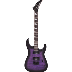 Jackson 2918809592 JS Series Dinky  Arch Top JS32Q DKA HT, Amaranth Fingerboard, Transparent Purple Burst