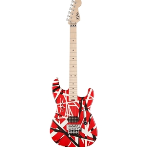 5107902503 EVH Striped Series Red with Black Stripes