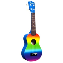 Amahi DDUK1 Rainbow Gradient Ukulele