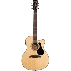 Alvarez AF30CE Folk Natural Cutaway A/E Solid Top