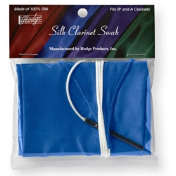 Hodge CB2 Silk Clarinet Swab Blue