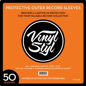 VNST72261 Vinyl Styl 12.75x12.75 Outer Sleeves 50ct