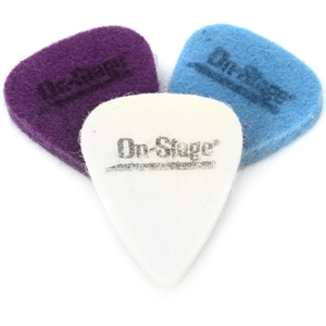 UPK300 On Stage Felt Ukulele Picks 3pk