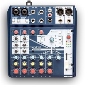 NOTEPAD8-FX Soundcraft Notepad-8 input Mixer with Effects