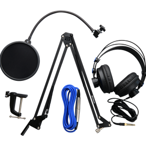 2779400106 PreSonus® Broadcast Accessory Pack, Black with Blue Cable