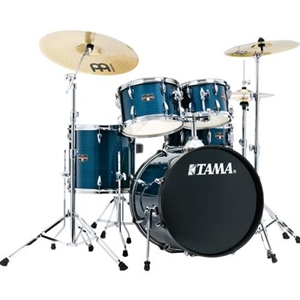 IE50CHLB Tama 5pc Imperialstar Complete, Hairline Blue Wrap