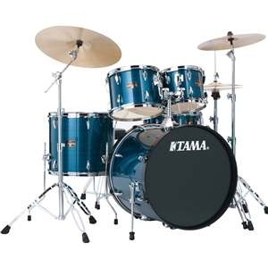 IE52CHLB Tama 5pc Imperialstar Complete, Hairline Blue Wrap