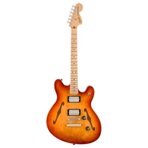0378452547 Squier Affinity Series Starcaster® Deluxe, Maple Fingerboard, Sienna Sunburst