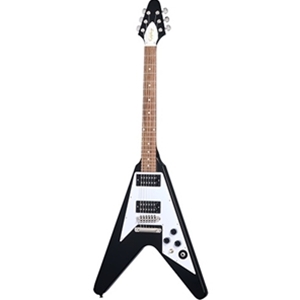 EIGCKH79FVEBNH1 Epiphone Kirk Hammett Flying V, Ebony w/case