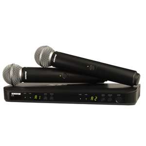 Shure BLX288/SM58 Dual Channel Handheld Microphone