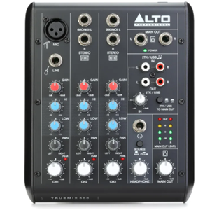 TRUEMIX500XUS Alto TrueMix 500 5 Channel Mixer, USB